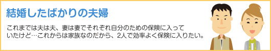 結婚したばかりの夫婦